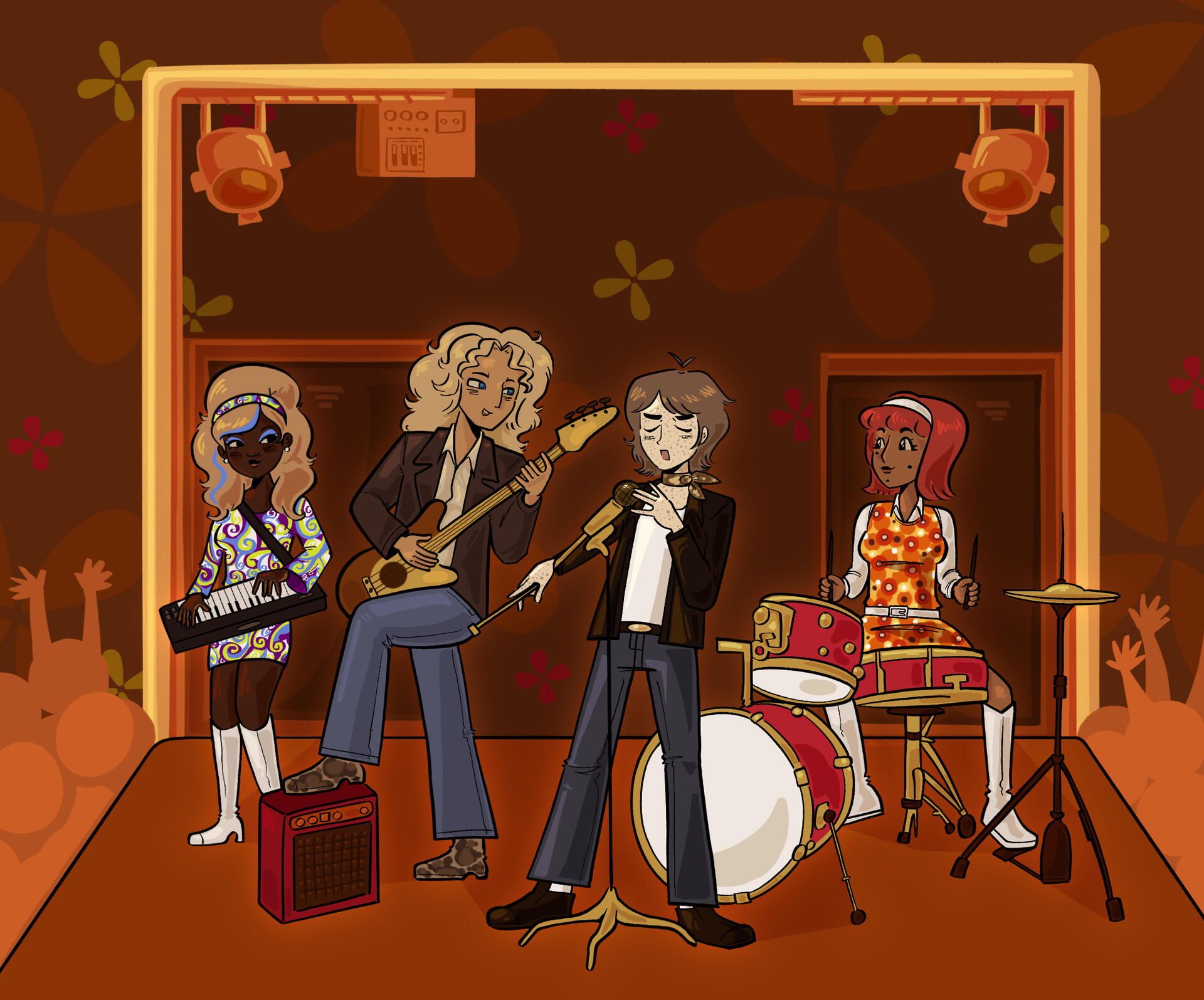 Sticky Tape performing live